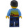 LEGO Man with Sunset and Palms Minifigure