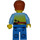 LEGO Man with Sunset, Palms and Tousled Hair Minifigure