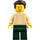 LEGO Mann med Beige Genser Minifigur