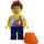 LEGO Mann mit TankTop und Schwimmweste Minifigur