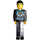 LEGO Man with Turquoise Torso and Mechanical Arm Technic Figure