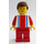 LEGO Man mit Vertikale Striped oben Minifigur