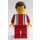 LEGO Muž s Vertikální Striped Horní Minifigurka