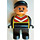 LEGO Mann mit Gelb Chevron Weste Duplo-Figur