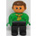 LEGO Man with Yellow Scarf Duplo Figure