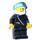 LEGO Man with Zipper and Helmet Minifigure