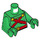 LEGO Martian Manhunter with Cape with Collar Minifig Torso (973 / 76382)