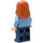 LEGO Mary Jane med Mellanblå Tröja Minifigur