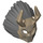 LEGO Mask with Horns and Tribal Markings with Gray Mane (37161)