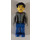 LEGO Max mit Schwarz Torso und Blau Beine Minifigur