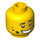 LEGO Mechanic Head (Safety Stud) (3626 / 99283)