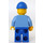 LEGO Mecánico en Azul Mono Minifigura