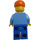 LEGO Mechanic in Blue Overalls Minifigure