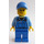 LEGO Monteur in Blauw Overalls Minifiguur