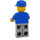 LEGO Monteur met Blauw Shirt met Octan logo Minifiguur