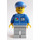 LEGO Monteur met Blauw Shirt met Octan logo Minifiguur