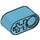 LEGO Medium azuurblauw Balk 2 met As Gat en Pin Gat (40147 / 74695)