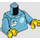LEGO Medium Azure Borg Store Employee Torso (973 / 76382)