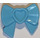 LEGO Medium Azure Bow with Heart and Ribbon (11618)