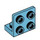 LEGO Azure moyen Support 1 x 2 - 2 x 2 En haut (99207)