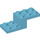 LEGO Medium azuurblauw Beugel 2 x 5 x 1.3 met Gaten (11215 / 79180)