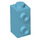 LEGO Medium azuurblauw Steen 1 x 1 x 1.6 met Twee Studs aan de zijkant (32952)