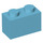 LEGO Medium azuurblauw Steen 1 x 2 met buis aan de onderzijde (3004 / 93792)