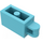 LEGO Medium azuurblauw Steen 1 x 2 met Scharnier Shaft (Spoelas) (34816)