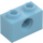 LEGO Medium Azure Brick 1 x 2 with Hole (3700)