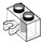 LEGO Azure moyen Brique 1 x 2 avec Verticale Agrafe (Ouvrir le clip &#039;O&#039;) (42925 / 95820)