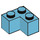 LEGO Mittleres Azure Backstein 2 x 2 Ecke (2357)