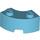 LEGO Medium Azure Brick 2 x 2 Round Corner with Stud Notch and Reinforced Underside (85080)