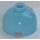 LEGO Medium Azure Brick 2 x 2 Round with Dome Top (with Axle Holder) (3262 / 30367)