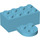 LEGO Medium azuurblauw Steen 2 x 4 Magneet met Plaat (35839 / 90754)