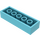 LEGO Medium Azure Brick 2 x 6 (2456 / 44237)