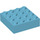 LEGO Medium Azure Brick 4 x 4 with Magnet (49555)