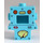 LEGO Medium Azure Cardboard Robot Costume with Rivets and Gauges