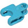 LEGO Medium Azure Connector 2 x 3 with Ball Socket and Smooth Sides and Rounded Edges (93571)