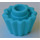 LEGO Mittleres Azure Cupcake Liner mit gewölbter Oberseite