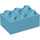 LEGO Azure moyen Duplo Brique 2 x 3 (87084)