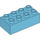 LEGO Azure moyen Duplo Brique 2 x 4 (3011 / 31459)