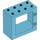 LEGO Mittleres Azure Duplo Tür Rahmen 2 x 4 x 3 mit flachem Rand (61649)