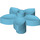 LEGO Mittleres Azure Duplo Blume mit 5 Angular Blütenblätter (6510 / 52639)