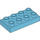 LEGO Medium Azure Duplo Plate 2 x 4 (4538 / 40666)