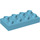 LEGO Azure moyen Duplo assiette 2 x 4 (4538 / 40666)