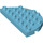 LEGO Medium Azure Duplo Plate 8 x 4 Semicircle (29304)