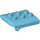 LEGO Mittleres Azure Duplo Roof for Cabin (4543 / 34558)