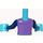 LEGO Mittleres Azure Friends Torso (92456)