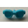 LEGO Azure moyen Glasses, Arrondi (93080)