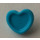 LEGO Medium Azure Heart with Small Pin